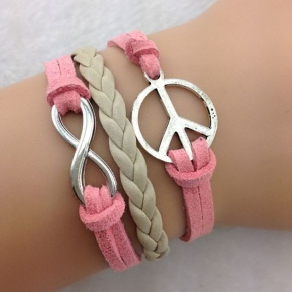 Jewelry - Peace Infinity Bracelet